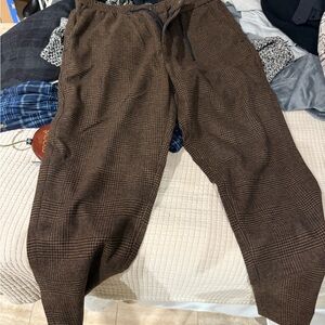 Scotch & Soda Brown Checkered Chinos